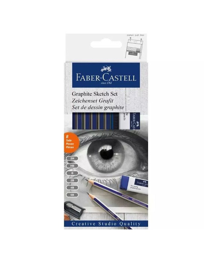 Set D'esquisse Crayons Graphite Faber Castell