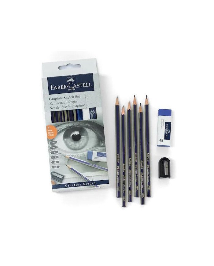 Set D'esquisse Crayons Graphite Faber Castell