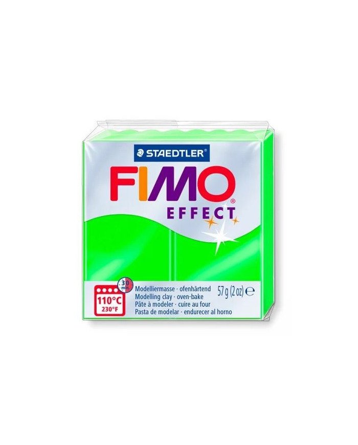 Pate Fimo Effect Vert Fluo 501 - 57G Staedtler