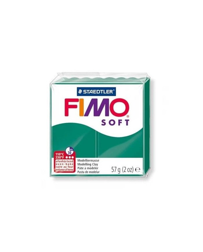 Pate Fimo Soft Emeraude 56 - 57G Staedtler