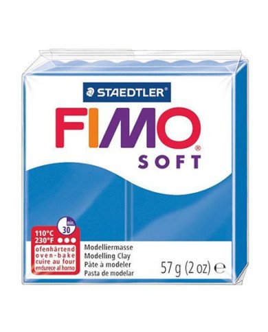 Pâte Fimo Soft Bleu Calypso 31 - 57G Staedtler Pâte Fimo Soft Bleu Calypso 31 - 57G Staedtler