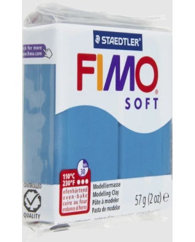 Pâte Fimo Soft Bleu Calypso 31 - 57G Staedtler Pâte Fimo Soft Bleu Calypso 31 - 57G Staedtler