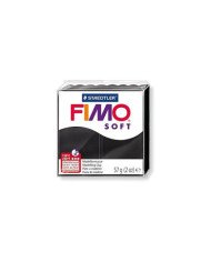 Pâte Fimo Soft Noir 9 - 57G Staedtler