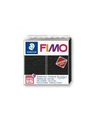 Pâte Fimo Leather Effect Noir 909 - 57G Staedtler