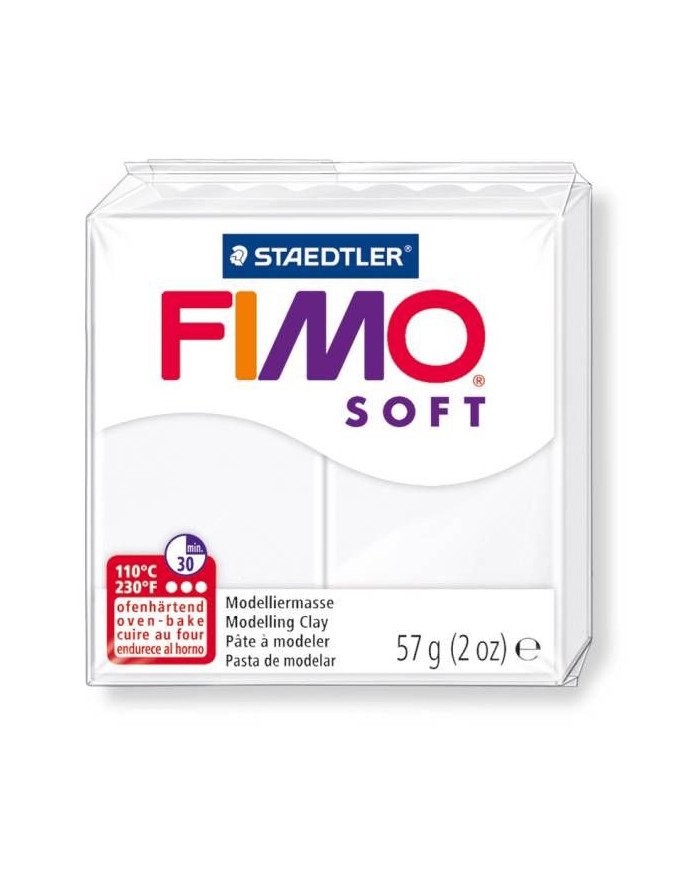 Pate Fimo Soft Blanc 0 - 57G Staedtler