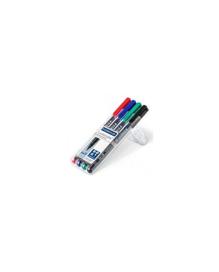 Pack de 4 Marqueurs Permanents 0.6MM-Lumocolor Staedtler