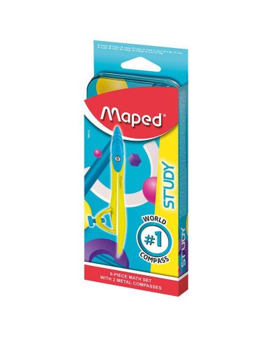 Math set Study Pop 9 Pièces Maped Math set Study Pop 9 Pièces Maped