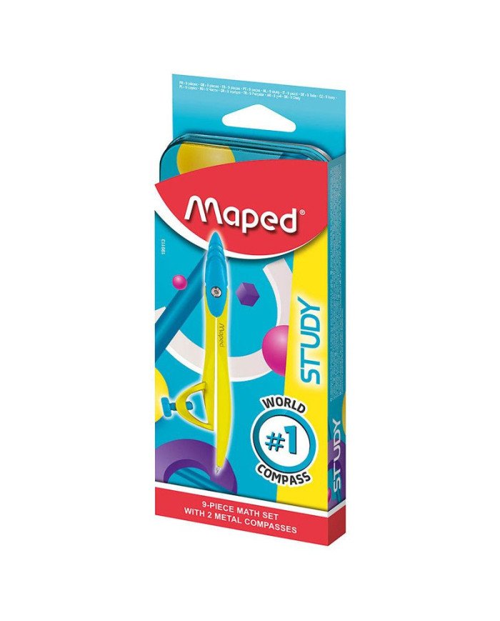 Math set Study Pop 9 Pièces Maped