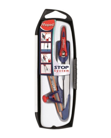 Compas Scolaire Branche Métal Stop Système Maped Compas Scolaire Branche Métal Stop Système Maped