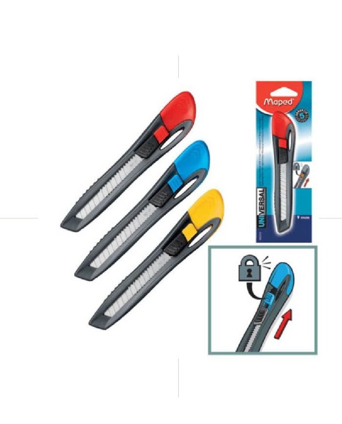 Cutter Universal Plastique 18MM MAPED Cutter Universal Plastique 18MM MAPED