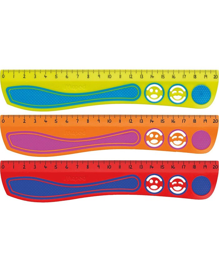 Règle Plate 20CM Kidy'Grip MAPED Règle Plate 20CM Kidy'Grip MAPED
