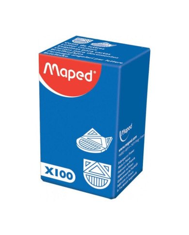 Coins de Lettres Boite de 100Pièces Aluminium MAPED 034801