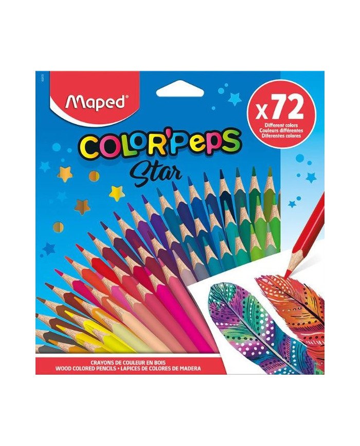 Boite De 72 Crayons de Couleur "Color'peps Star MAPED Boite De 72 Crayons de Couleur "Color'peps Star MAPED