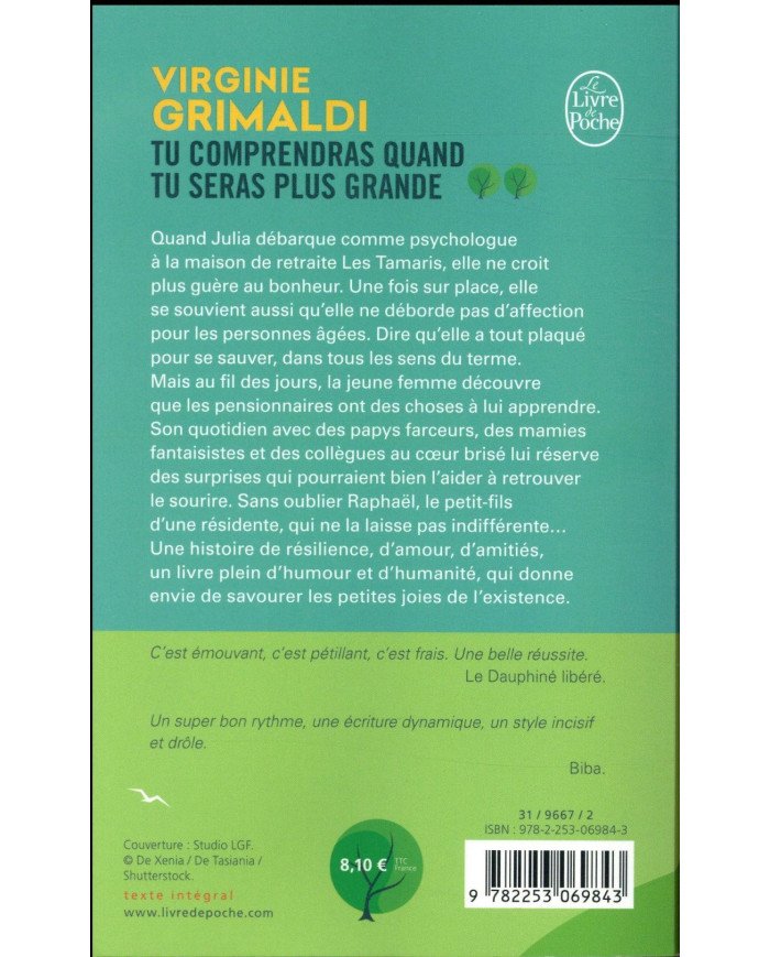 Tu comprendras quand tu seras plus grande