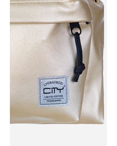 Sac A Dos City Gold Metallic Edition Limitée
