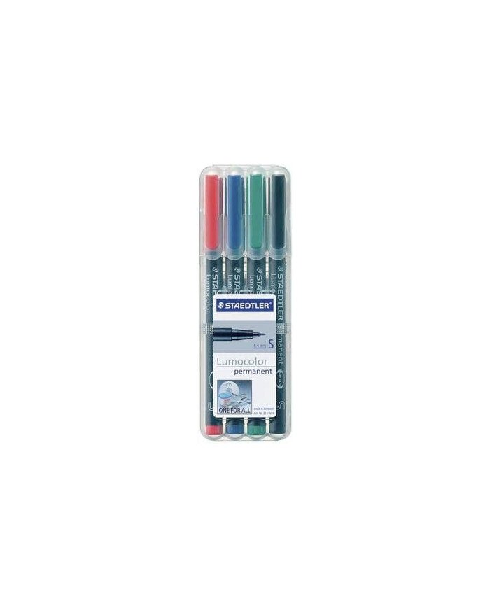 4 Marqueurs Permanents 0.4MM -S- Lumocolor Staedtler