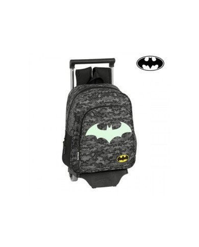 Sac A Dos A Roulettes Maternelle Batman Night 33 CM Safta Sac A Dos A Roulettes Maternelle Batman Night 33 CM Safta