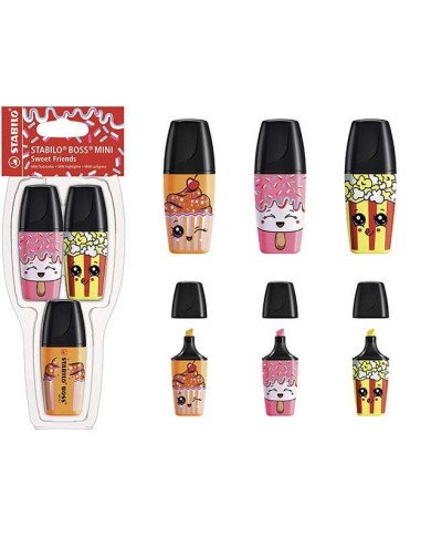 Set Stabilo Boss Mini Sweet Friends de 3