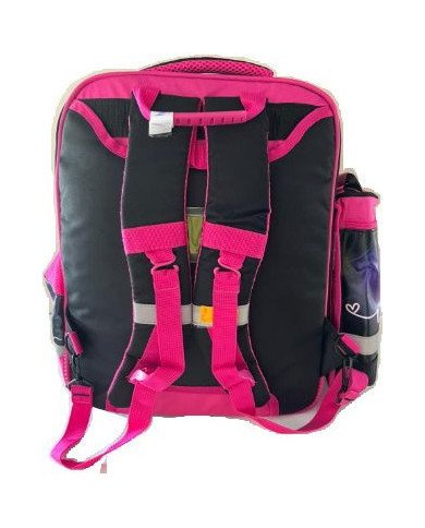 Sac à dos LBH4 Rose et Noir Unicorn LEADERS