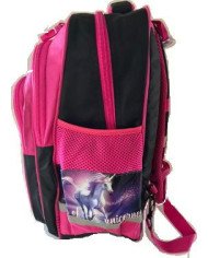 Sac à dos LBH4 Rose et Noir Unicorn LEADERS