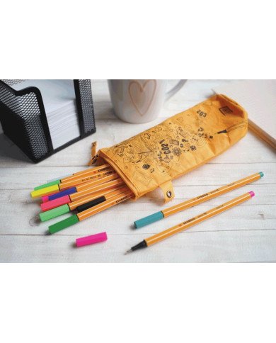 Trousse en Papier-Tissu Ecologique 20 Feutres Point 88 Stabilo Trousse en Papier-Tissu Ecologique 20 Feutres Point 88 Stabilo