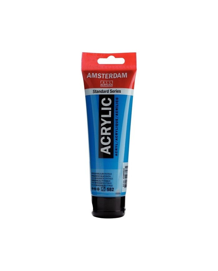 Le Libr'air - Standard Series Acrylique Tube 120 ml Bleu Manganèse Phtalo 582 - Amsterdam - Tunisie