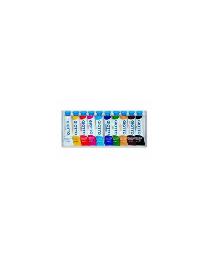 Boite Gouache 10 Tubes 10ML Extra Fine GIOTTO Boite Gouache 10 Tubes 10ML Extra Fine GIOTTO