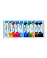 Boite Gouache 10 Tubes 10ML Extra Fine GIOTTO Boite Gouache 10 Tubes 10ML Extra Fine GIOTTO