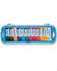 Boîte de 12 Tubes 10 ml Gouache Fine couleurs assorties GIOTTO Boîte de 12 Tubes 10 ml Gouache Fine couleurs assorties GIOTTO
