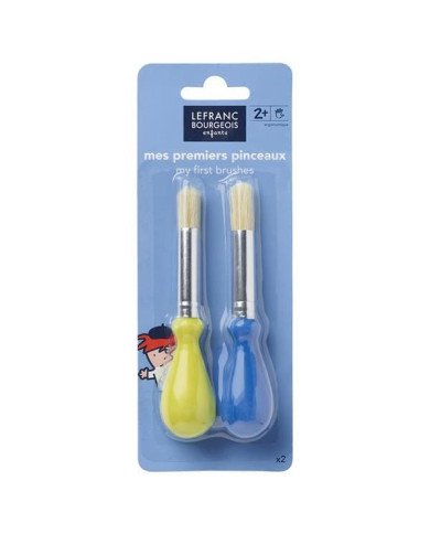 Blister 2 Baby Brushes Pinceaux Education Lefranc & Bourgeois