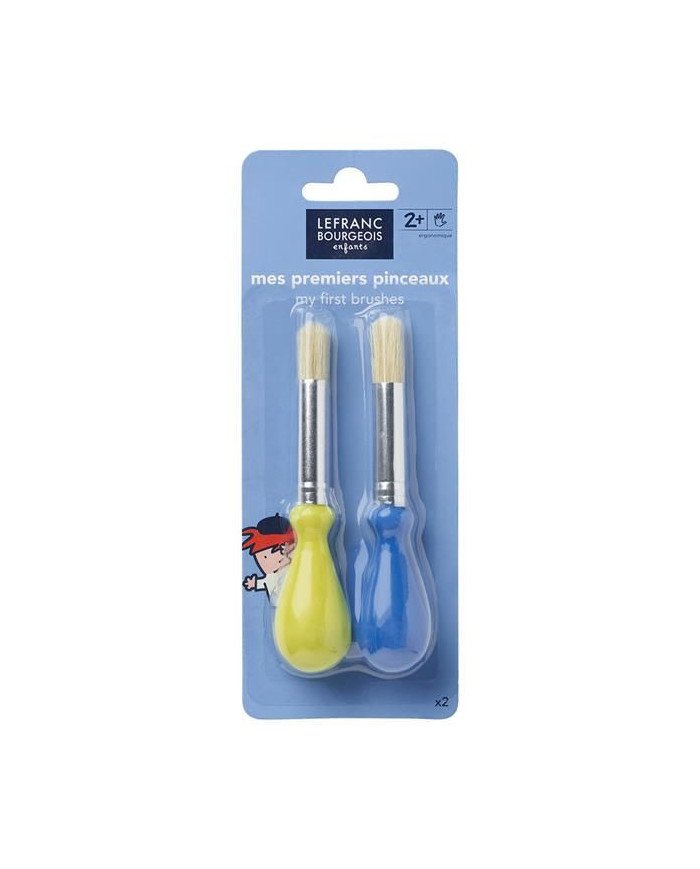 Blister 2 Baby Brushes Pinceaux Education Lefranc & Bourgeois