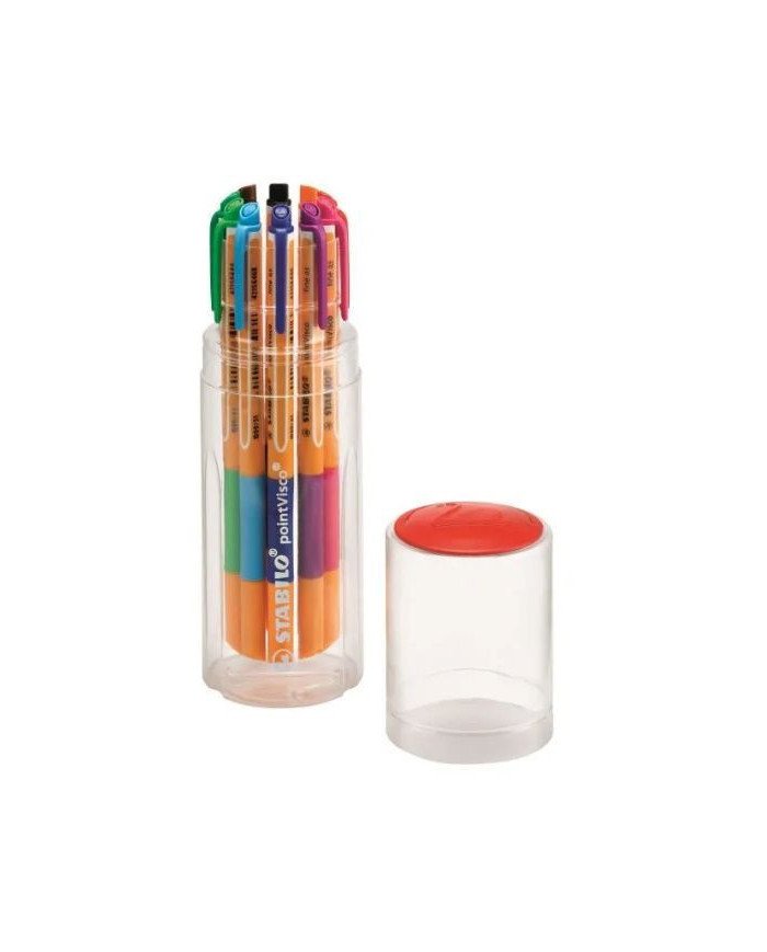 Stabilo PointVisco Drum Lot de 10 Couleurs