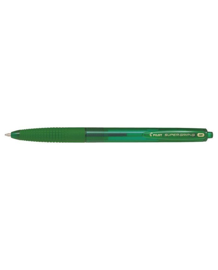 Stylo A Bille Super Grip G Rétractable Vert PILOT