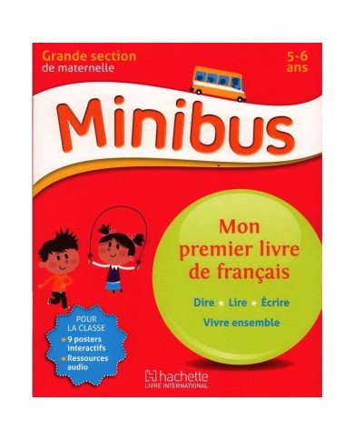 Minibus Mon Premier Livre de Francais Grande Section de Maternelle Minibus Mon Premier Livre de Francais Grande Section de Maternelle