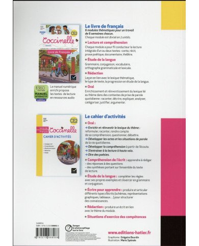 Coccinelle - Livre de Français Cahier d'Activités - CE2 Coccinelle - Livre de Français Cahier d'Activités - CE2