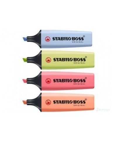 Stabilo Boss Pochette De 4 Surligneurs