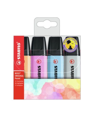 Stabilo Boss Pochette De 4 Surligneurs