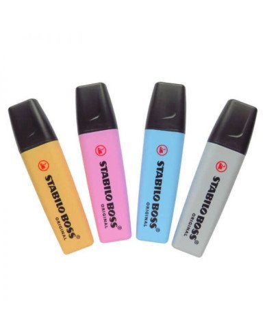 Stabilo Boss Pochette De 4 Surligneurs