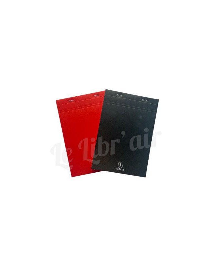 Bloc Notes Pages Blanches Saphir A5- 100P Uni SELECTA