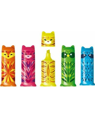 Marqueur Fluo Mini Friends Bleu MAPED