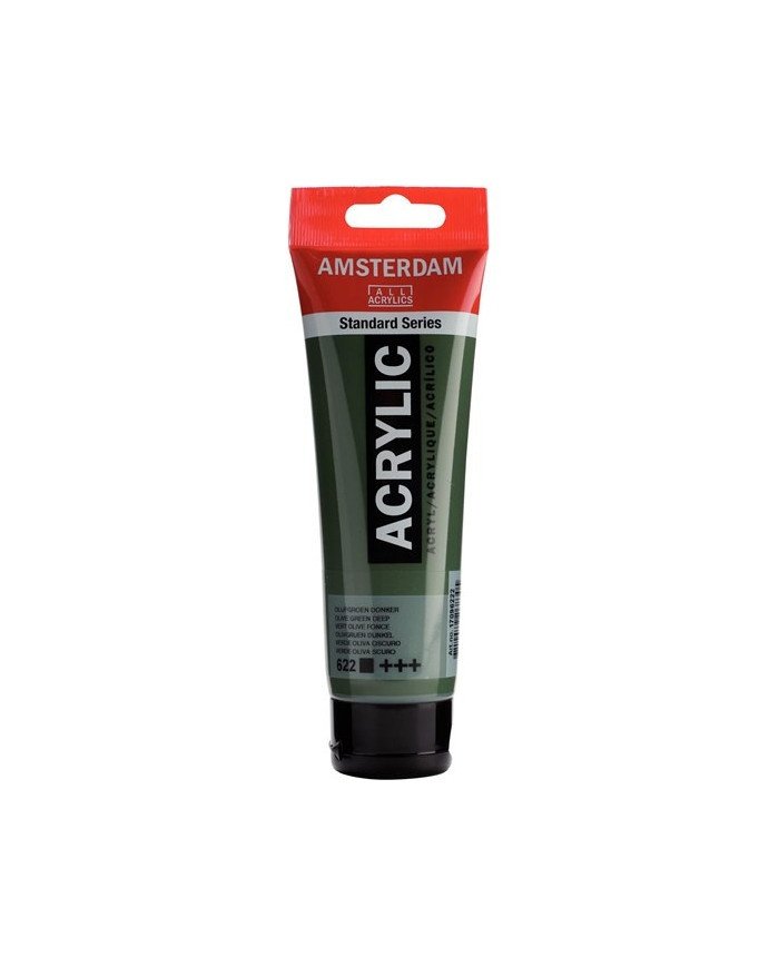 Le Libr'air - Standard Series Acrylique Tube 120 ml Vert Olive Foncé 622 - Amsterdam - Tunisie