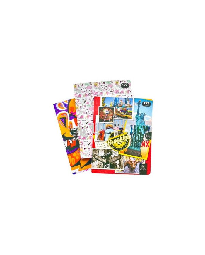 Cahier Brochure N°48 - 192P - 17x22 Seyes 60G SELECTA