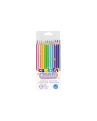 Paquet de 12 Crayons de Couleur Pastel CARIOCA