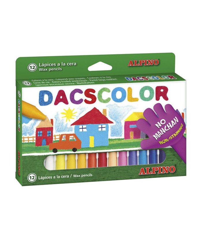 Etui 12 Crayons de Cire Dacscolor ALPINO