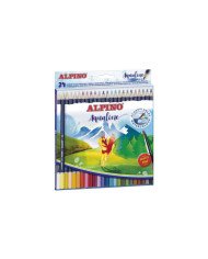 Etui 24 Crayons de Couleur Aquarellables ALPINO