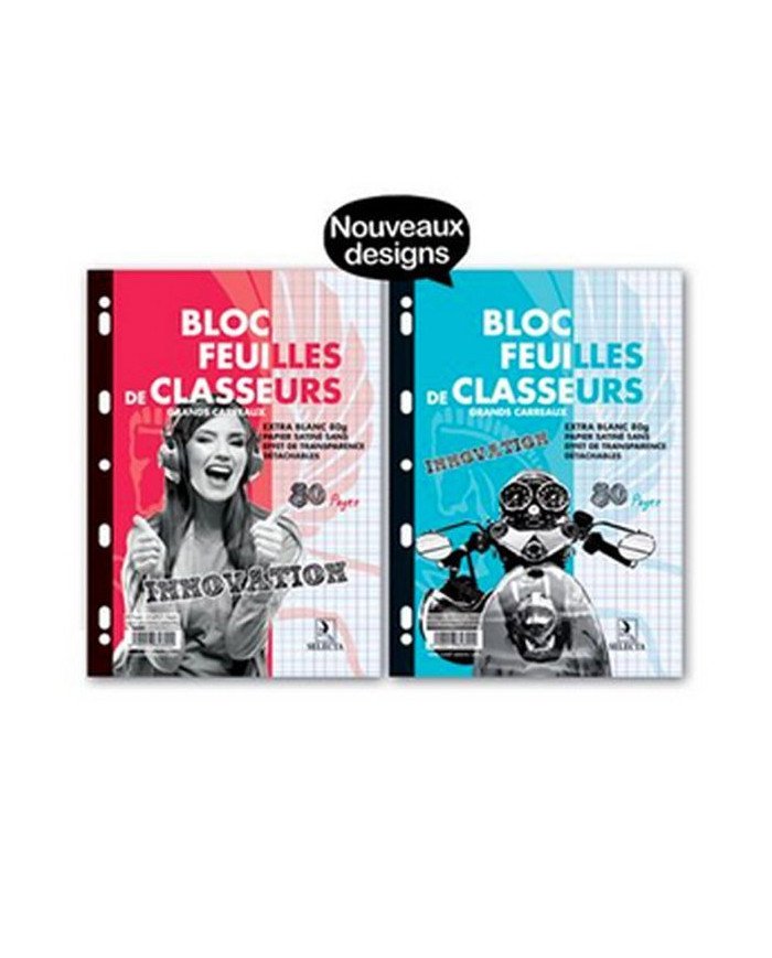 Bloc De Feuilles Mobiles Extra Blanc GM 80P Selecta Bloc De Feuilles Mobiles Extra Blanc GM 80P Selecta