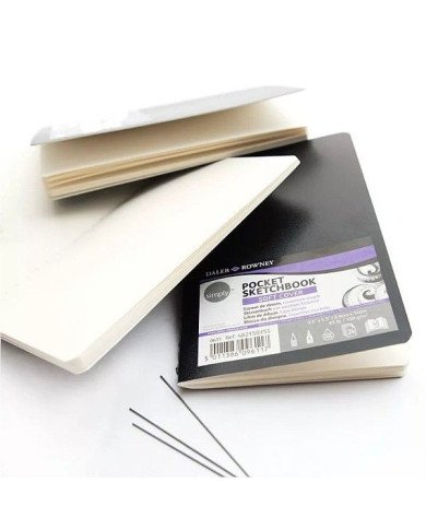 Daler Rowney Simply Pocket Sketchbook 48 Pages Couverture souple
