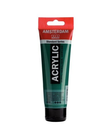 Le Libr'air - Standard Series Acrylique Tube 120 ml Vert Permanent Foncé 619 - Amsterdam - Tunisie