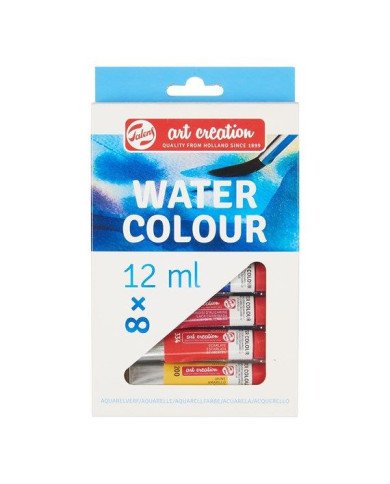 Set Aquarelle 8 x 12 ml - Art Création Talens
