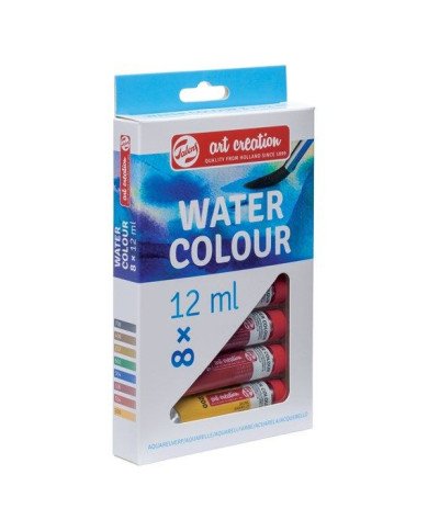 Set Aquarelle 8 x 12 ml - Art Création Talens